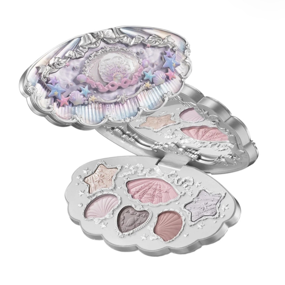 Flower Knows Shell's Jewel Eyeshadow Palette Moonlight Pearl